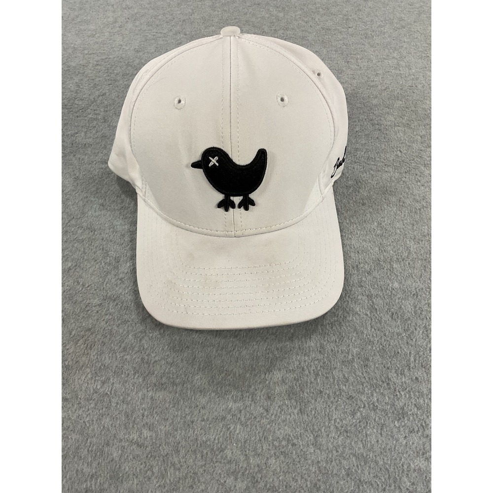 Bad Birdie Golf Hat White Snapback Performance Bird Logo Baseball Cap Mens